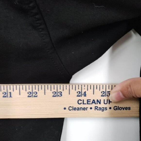 Ted Baker Crewneck Graphic Front Logo Boxy Pullover Sweater Top Large Men Black - Picture 6 of 8